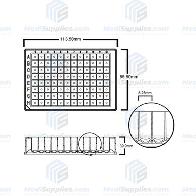 0.5 ml Deep Well Plate, 96 PCR Plate