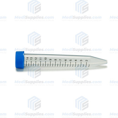 Centrifuge Tube Conical Bottom Plain, Bulk, Sterile - 15 ml