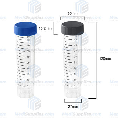 Centrifuge Tube, Sterile - 50 ml - V-Base or Self-Stand