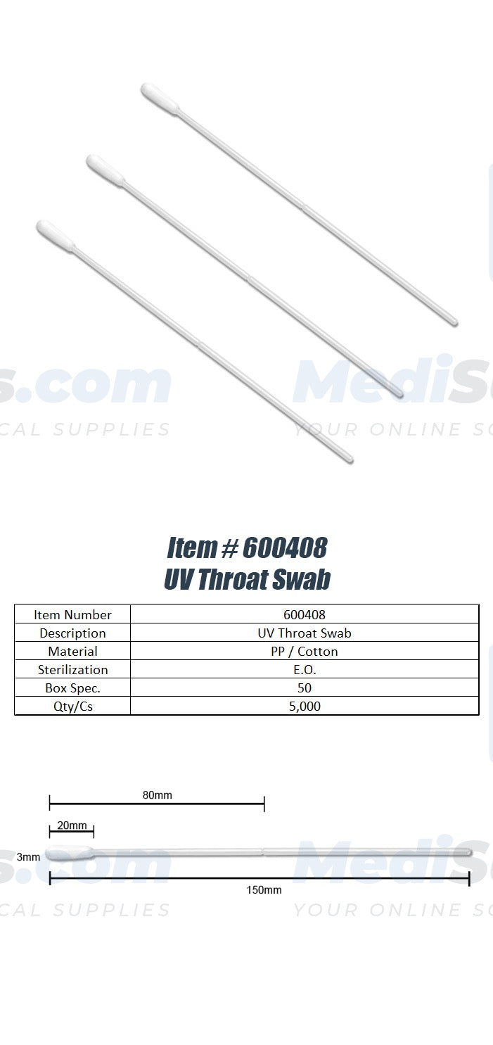 Sterile Throat Swab (Oral)