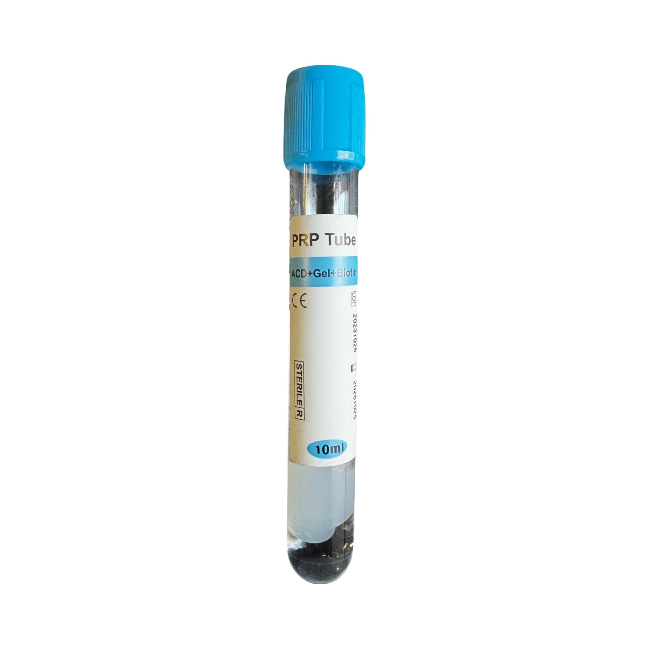 ACD gel and biotin for PRP tubes.