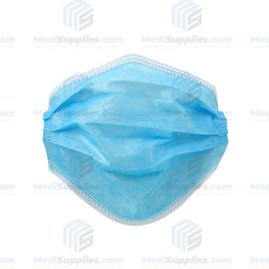 Disposable Blue Face Masks, 3-ply, Disposable