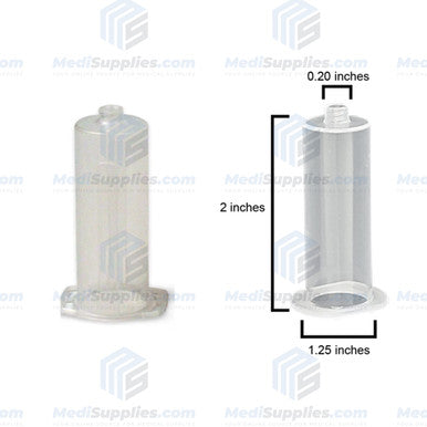 Blood Collection Tube Holder, Needle Holders, Universal Fit, Clear, Non-Stackable, Vacutainer
