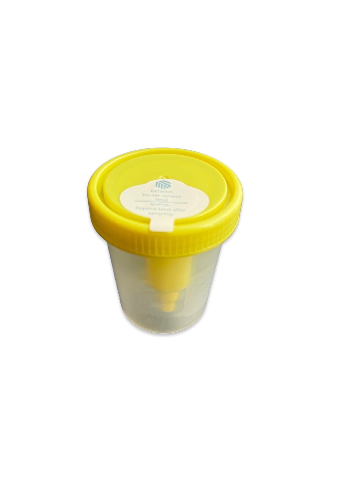 Urine Container with integrated transfer device (Urine cup)