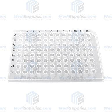 0.2 ml PCR Plate, 96 Well - Transparent (Half-Skirted)