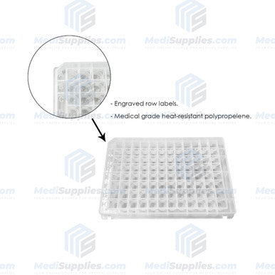 0.5 ml Deep Well Plate, 96 PCR Plate
