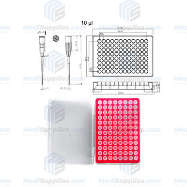 10ul Filtered Pipette Tips, 96/Rack