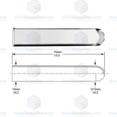 Test Tube, 12 x 75mm, Clear