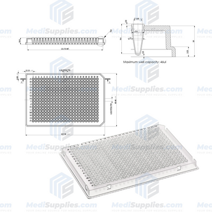 384 Well PCR Plate, 40 ul