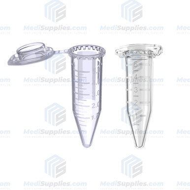 Microcentrifuge Tube, Lock Cap, Non-Sterile - 1.5 ml/2 ml/5 ml