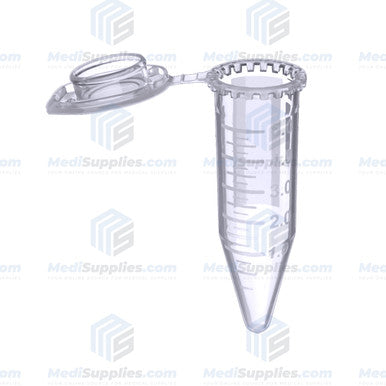 Microcentrifuge Tube, Lock Cap, Non-Sterile - 1.5 ml/2 ml/5 ml