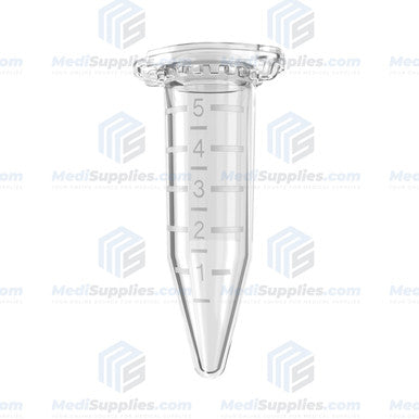 Microcentrifuge Tube, Lock Cap, Non-Sterile - 1.5 ml/2 ml/5 ml