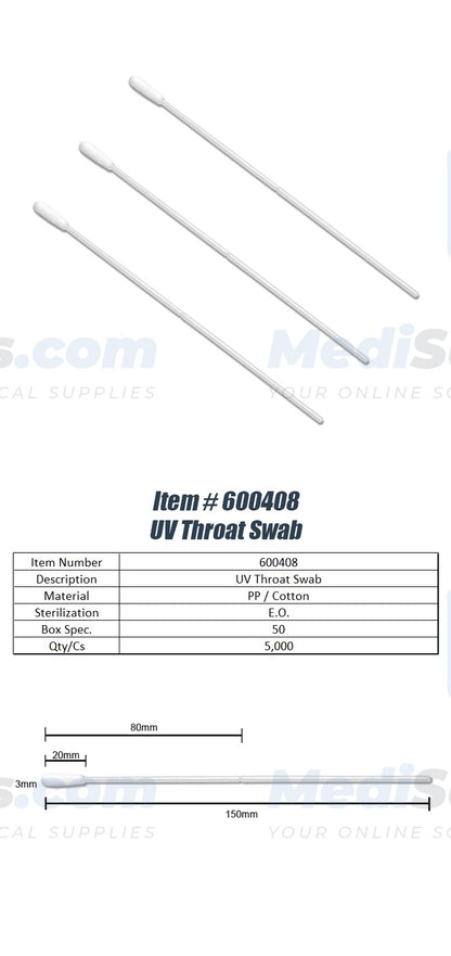 Sterile Throat Swab  (Oral)