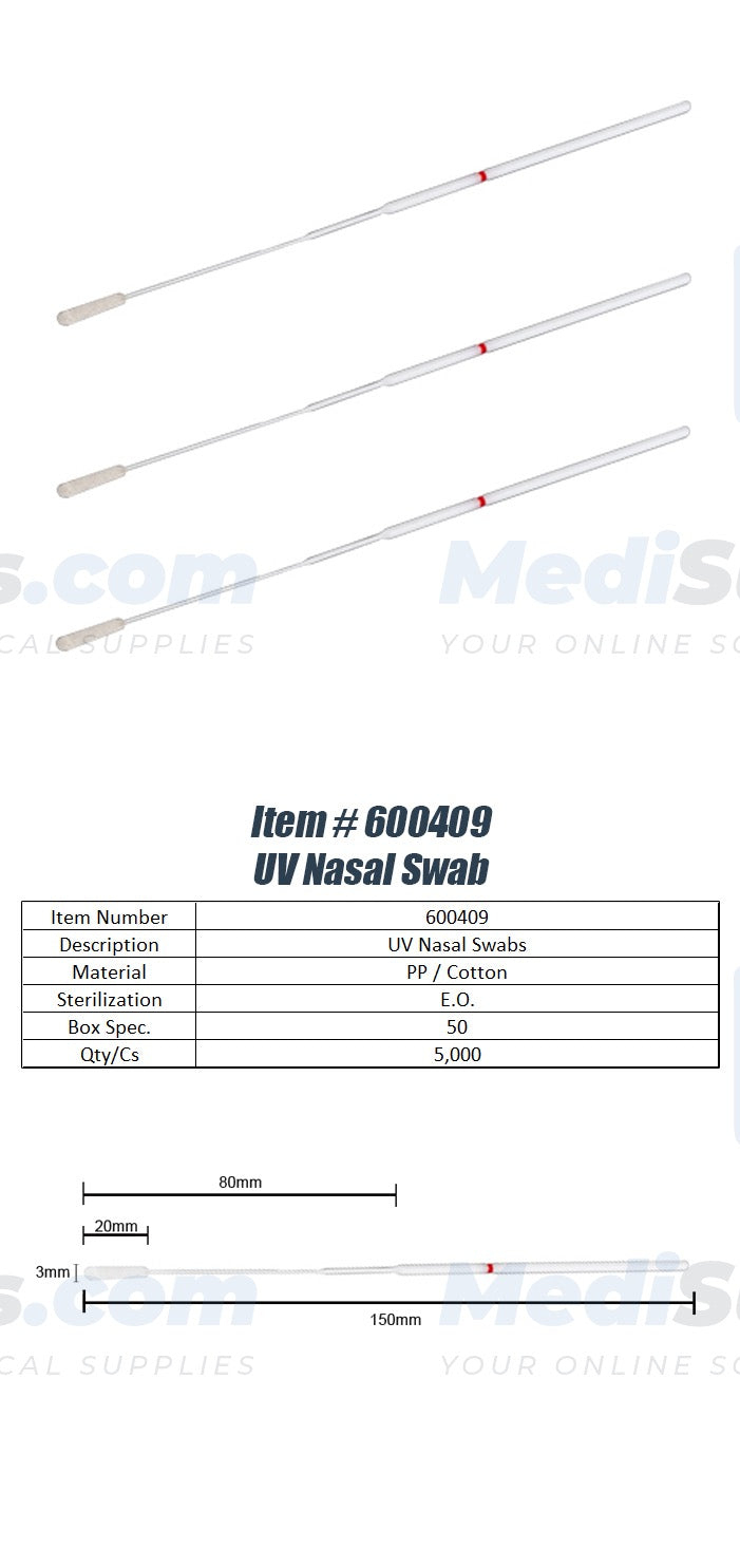 Sterile Nasal Swab (Nasopharyngeal)