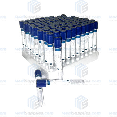 Vacuum Blood Collection Tube, 13 x 100mm, 6ml, Royal Blue Top