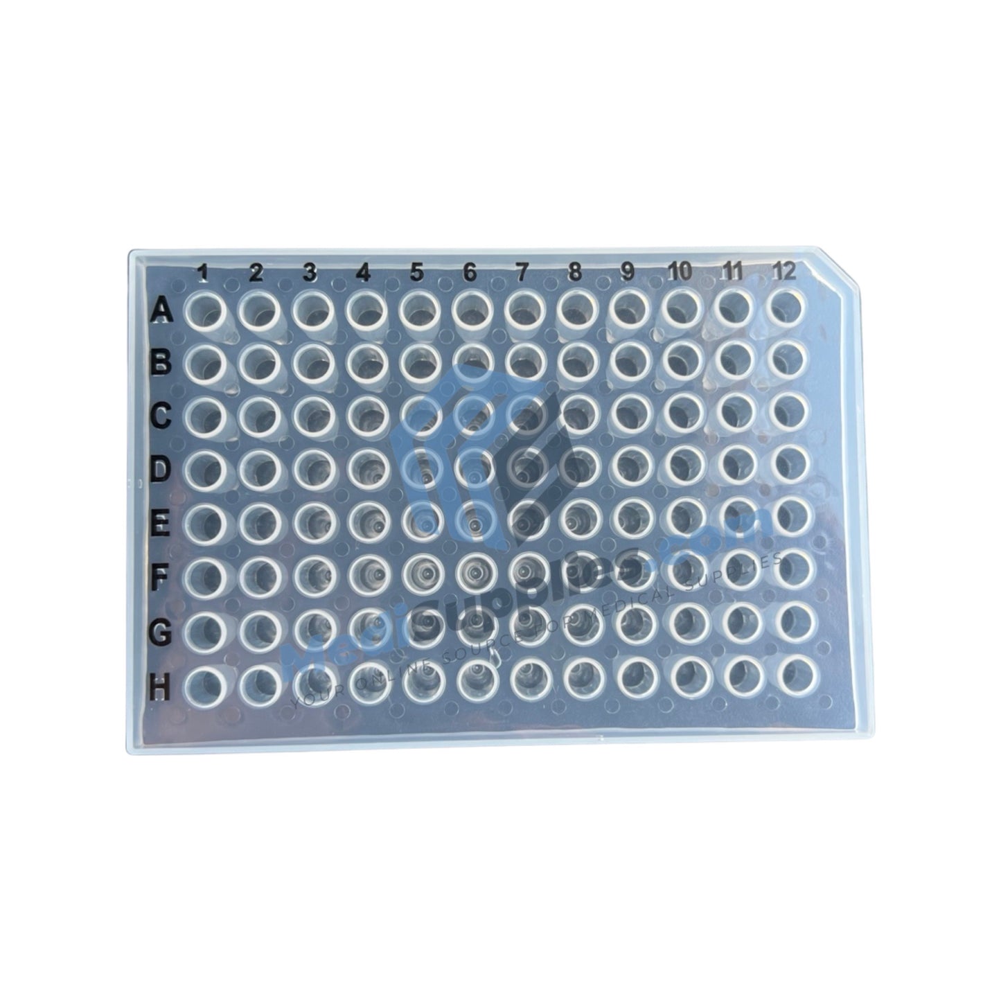 PCR PLATE 0.2ML 96 WELLS Half-Skited (Clear)